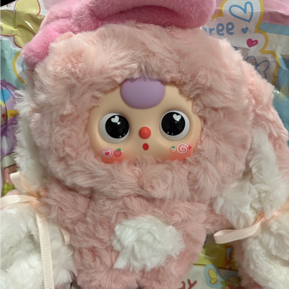 Baby Three Bunny Baby Three Bunny Return Plush Keychain
